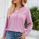 thumbnail image 1 of Camisa informal para mujer, blusa de manga larga para mujer, blusa informal para mujer, blusa de manga larga para mujer, ingeniería de precisión, 1 of 6