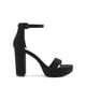 thumbnail image 2 of Sandalias de Plataforma con Tacón Grueso para Mujer DREAM PAIRS en Negro, 2 of 7