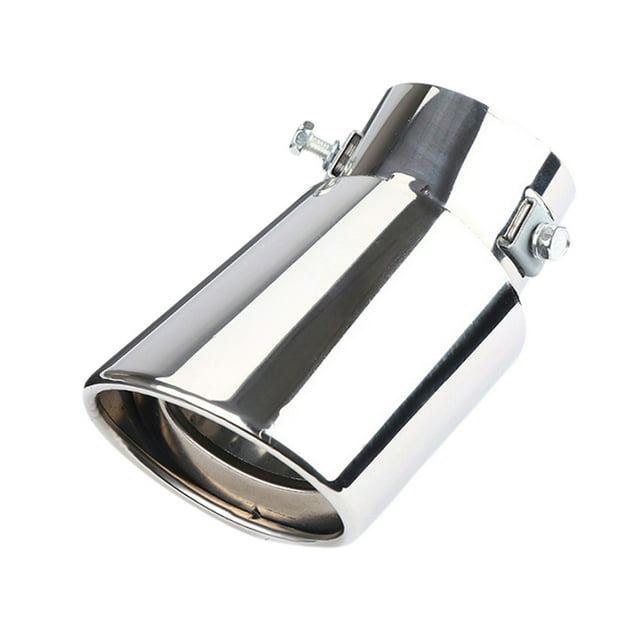 Lksixu Car Accessories Car Sortie de Tuyau d'Échappement Modifiée en Acier Inoxydable Décoration de Tuyau d'Échappement Universelle Accessoire Intérieur de Voiture