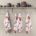 thumbnail image 5 of SKYSONIC 6 Pack Valentine's Day Love Heart Kitchen Towel, Super Soft Absorbent Hand Towel Tea Towel Home Restaurant Tableware Cleaning Rag, 5 of 7