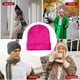 thumbnail image 4 of Minnieouse Beanie Caps Cuffed Wool Knitted Uisex Hat Moda Hip Hop Casual Skullies Brimless Cover Accesorios Invierno púrpura Sombreros Rosa roja Minnieouse AP010843-06B, 4 of 6