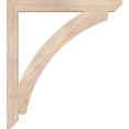 thumbnail image 3 of Ekena Millwork 3 1/2"W x 36"D x 40"H Thorton Slat Smooth Bracket, Douglas Fir, 3 of 4