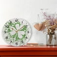 thumbnail image 3 of Dreamtimes St. Patrick's Day Wall Clock, 10 Inch Silent Non Ticking Round Clock Oil Painting Clock Easy to Read Clock for Living Room Bedroom Bathroom Home Decor, 3 of 7