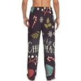 thumbnail image 3 of Kll Mens Pajama Pants For Men,Mens Lounge Pants,Funny Gifts For Men,Men'S Pajama Bottoms-Merry Christmas, 3 of 9
