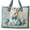 B#005, variant on Spring Easter Bunny Print Quilted Handbag, Large Capacity Rabbit & Floral Pattern Tote Bag, Fashionable Shoulder Bag for Daily Use & Easter Gifts