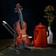 thumbnail image 3 of Mini modelo de instrumento musical, mini modelo de violín de madera, accesorios de casa de muñecas para escritorio, mesita de noche, decoración del hogar, 3 of 5
