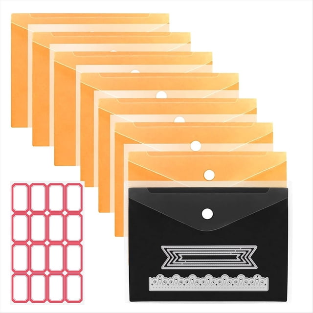Paquete de 8 Cintas de Papel Magnético Engrosadas, Broches y Etiquetas Adhesivas para Almacenamiento de Troqueles, Sellos, Troquelado, Almacenamiento, Fabricación de Tarjetas A