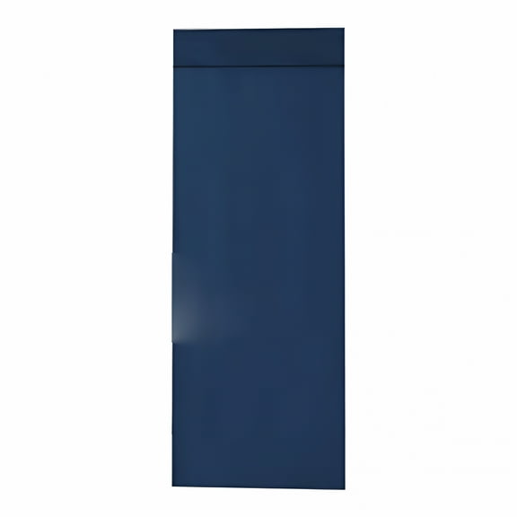 AUQ Navy French Door Curtains Blue Privacy Blackout Door Curtains,26*68" Room Darkening Curtains for Glass Door,Thermal Insulated Tie Up Shades Window Curtains for Bedroom,1 Panel