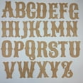 thumbnail image 4 of Wooden Letter Unfinished, Circus Font, Craft Cutout, 4 of 4