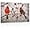 Cardinal Couple on Branch-1, variant on ZHONGYUTONG Christmas Canvas Wall Art Cardinal Couple on Branch Picture Print Red Bird Posters Winter Scene Artwork Christmas Home Decor Ready to Hang (12.00" x 18.00")