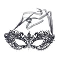 thumbnail image 4 of Máscara de Encaje / Máscara de / Máscara de Media Cara Delicada / Máscara de Encaje Elegante / Máscara de Mujer para Halloween, Disfraz, Esp Correa de Fernando  Accesorios de mascarada, 4 of 8