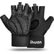 thumbnail image 1 of Guantes de entrenamiento transpirables para levantamiento de pesas sin dedos, 1 of 6