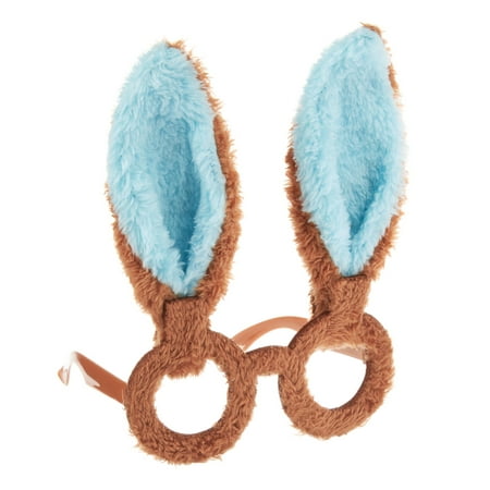 Way To Celebrate Easter Bunny Glasses, Chocolate Brown