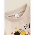 thumbnail image 6 of Suealasg Baby Thanksgiving Clothes Infant Girl Boy Letter Turkey Print Romper Sweatshirt Long Sleeves Bubble Bodysuit Outfit, 6 of 8