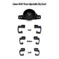 thumbnail image 3 of SUC-IT 4122-BK Cell Phone Accessory with Black Clips - Black, 3 of 8