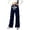 Blue, variant on XEGLSBU Pants for Girls 12-14 Letter Print Girls Casual Wide Leg Pants Loose Fit Comfortable Trousers for Children Pink Size 13-14 Years