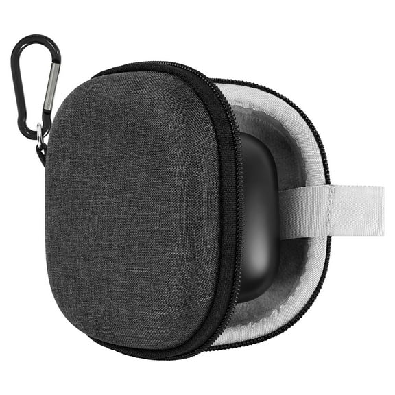 Geekria Shield Earbuds Case Compatible with Beats Powerbeats Pro True Wireless Earbuds, Replacement Protective Hard Shell Travel Carrying Bag with Cable Storage (Grey)