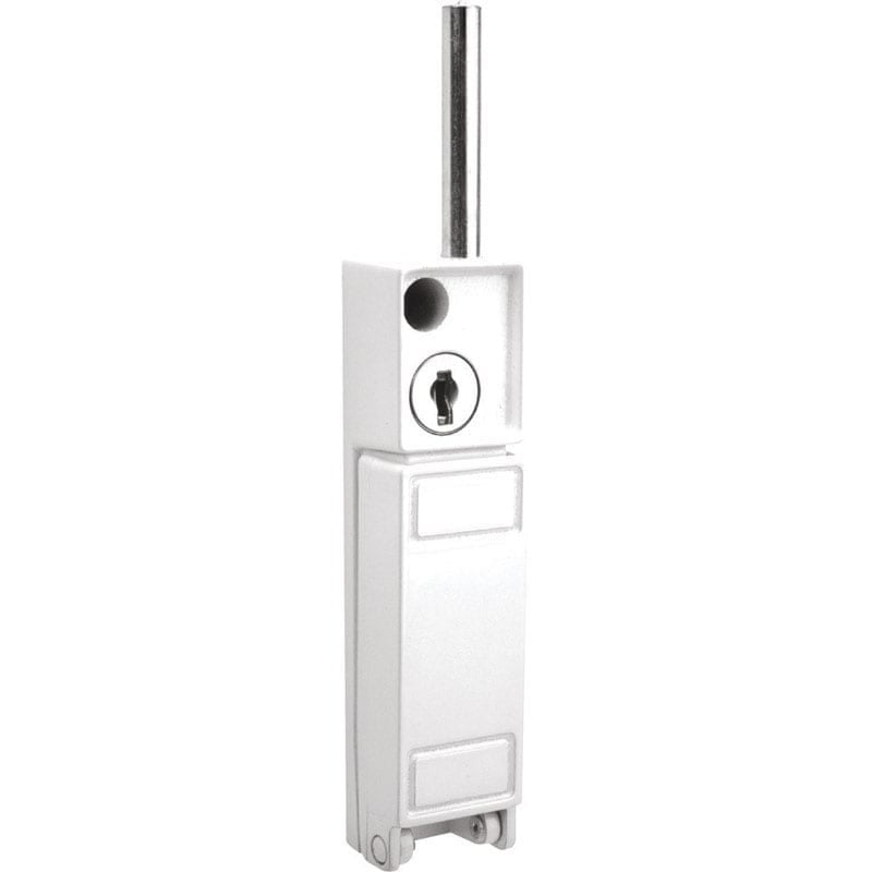 Defender Security U 9919 Keyed Deadbolt Lock, White Finish