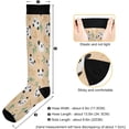 thumbnail image 3 of FREEAMG 1 Pairs Cute Panda Compression Socks for Women Men Knee High Stocking for Running,Athletic,Medical, 3 of 7