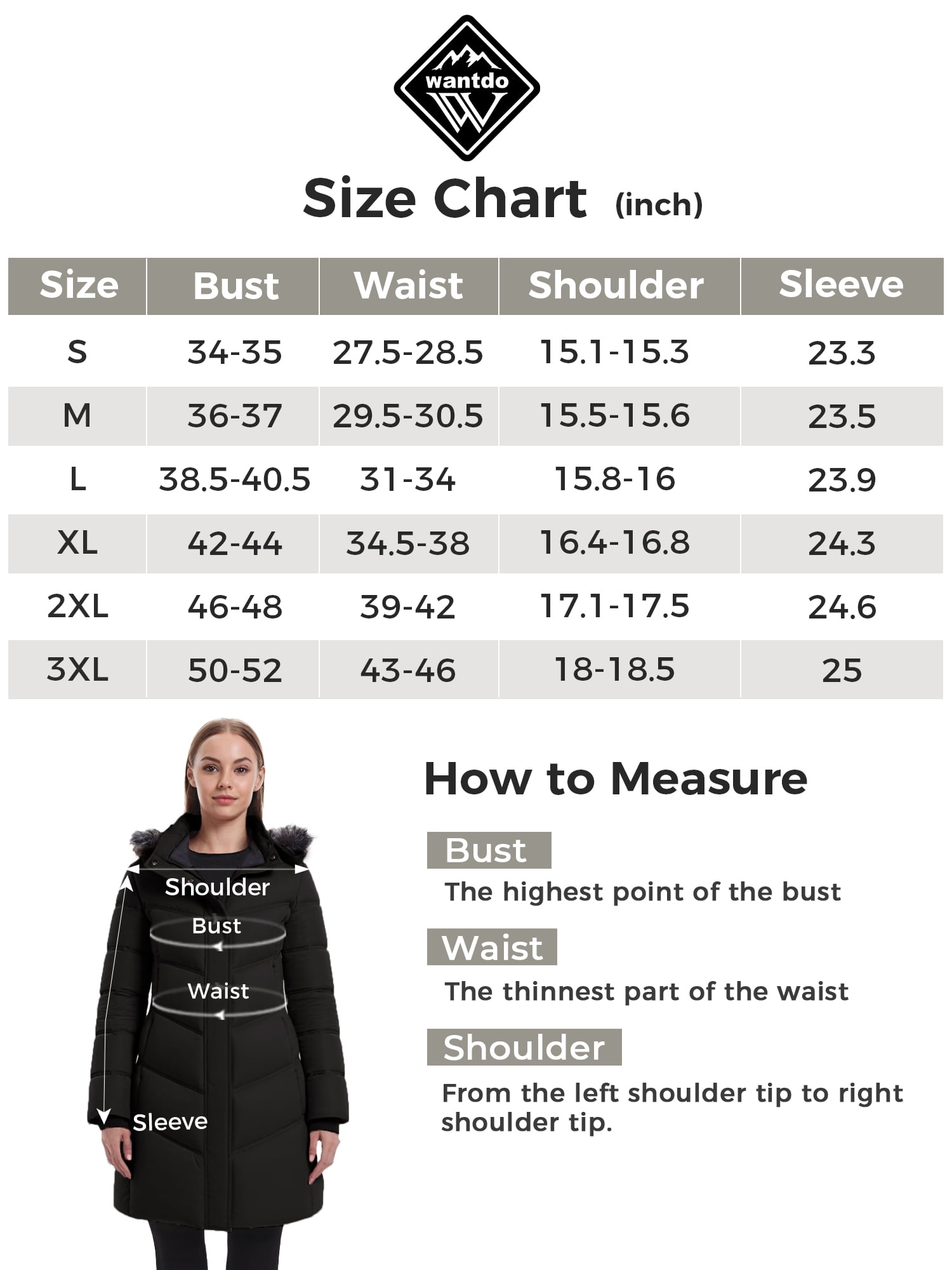 Women's Recycled Coat Warm Winter Coat Quilted Winter Jacket Windproof Puffy Coat Black M