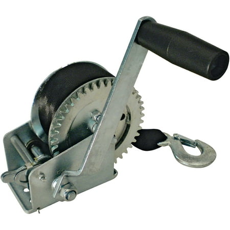 Seachoice Manual Trailer Winch with Strap