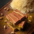 thumbnail image 6 of Luxury Dubai-Style Chocolate Bar 200g, Rich & Exotic Gourmet Milk Chocolate, with Pistachio Butter Cream & Shredded Knafeh Crunchy Kadayif (Kataifi), Premium Gift or Personal Indulgence 7.05 Oz, 6 of 7