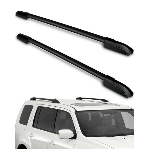 CCIYU Roof Rack Side Rails Fit for Honda Pilot 3.5L 2009-2015 2pcs Aluminum Car Top Luggage Carrier Rails