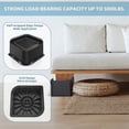 thumbnail image 2 of Bed Risers 3 Inch Heavy Duty, 4.8x4.8In Wide Opening Furniture Risers 4 Pack,Bed Lifts Risers for Sofa,Bed Frame,Tables, 2 of 5