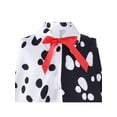 thumbnail image 4 of Déguisement d'Halloween pour Filles pour Dalmatians Cape Perruque Bandeau Gants Rouges 4-5 Ans, 4 of 7