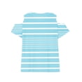 thumbnail image 6 of QQAMB Girls Striped Shirt, Short Sleeve T-Shirts Off Shoulder Tops Cotton Tees Summer Tshirts for Kids 3-12 Years, 6 of 8