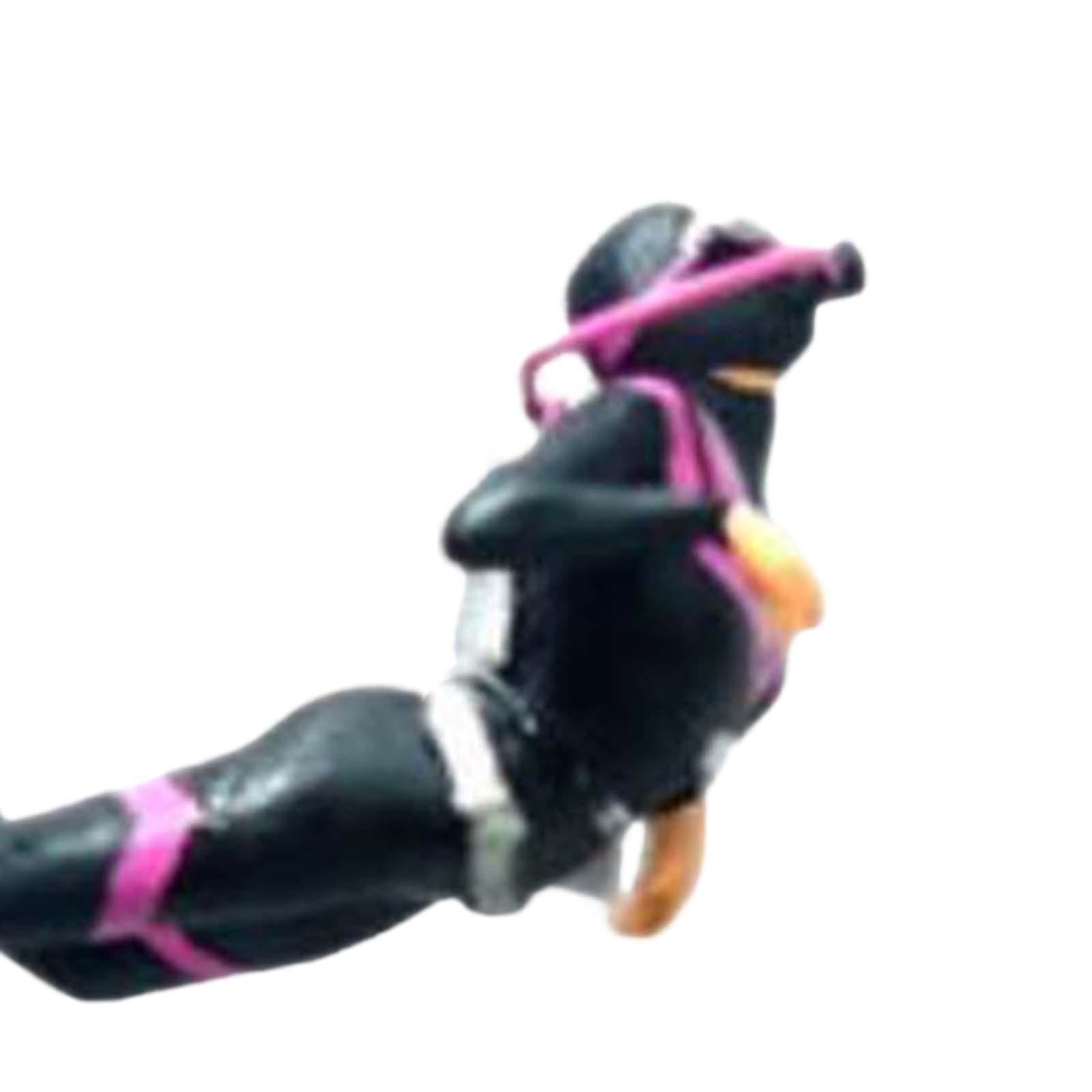 LeeQinersw 3 Pieces 1/64 Diving Figures, 1/64 Scale Diving Figurine, Photo Props 1/64 Scale
