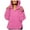 Hot Pink, variant on GEWSEY Women's Quilted Pullover Puffer Jacket Packable Hooded Oversize Winter Coat Tops (Orange, XXL)