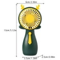 thumbnail image 3 of 1 Pcs Mini Fan 500Mah Rechargeable Personal Fan Summer Creative Usb Charging Portable Silent Keychain Mini Fan Handheld For Travel Walking Hiking, 3 of 6