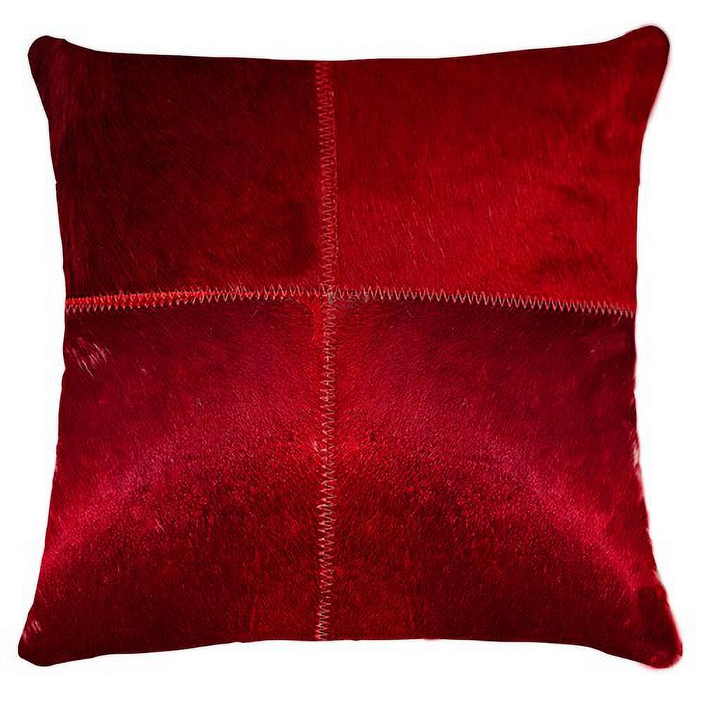 Natural 676685046574 18 x 18 in. Torino Quattro Pillow - Wine