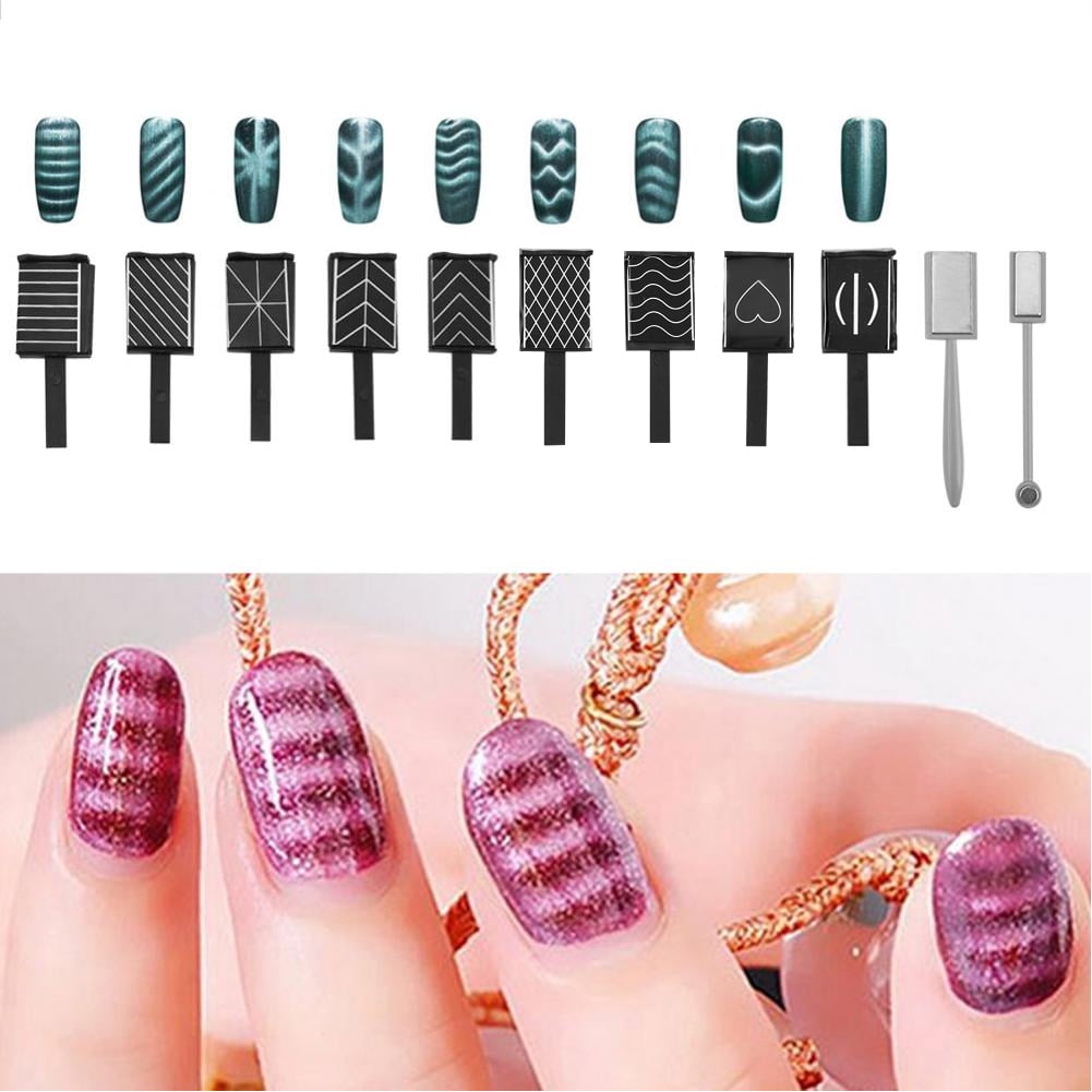 TOPINCN 11Pcs/Set 3D Cat Eye Magnetic LED Polish Soak Off UV Gel Magnet Stick Manicure Nail Art Tools, UV Gel Magnet, Cat Eye Magnet | Walmart Canada TOPINCN 11Pcs/Set 3D Cat Eye Magnetic LED Polish Soak Off UV Gel Magnet Stick Manicure Nail Art Tools, UV Gel Magnet, Cat Eye Magnet | Walmart Canada