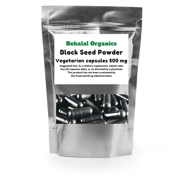 Black seed capsules (Nigella sativa) Behalal organics