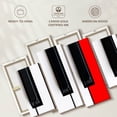 thumbnail image 6 of Elephant Stock Piano Key Wall Art - Horizontal Multi Panel Canvas - Living Room Wall Decor - Music Multi Panel - White And Black Decor - 43" x 27", 6 of 8