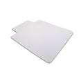 thumbnail image 1 of Floortex Polycarbonate Chair Mat with Lip 47" x 35" for Hard Floors, Clear (FC128919LR), 1 of 10