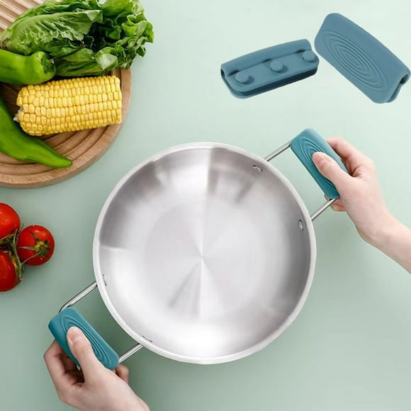 Byikun Silica Gel Heat-Resistant Cooking Pinch Grips – Comfortable, Non-Slip Finger Protectors for Kitchen, Baking, BBQ – 2-Piece Set, Green – Insulated for Safety, Durable and Easy to Clean