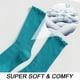 thumbnail image 3 of Calcetines de mujer, dobladillo con volantes, calcetines casuales hasta el tobillo, calcetines de algodón de punto transpirables y frescos con cuello redondo y flecos, 6 pares, 3 of 5