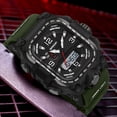 thumbnail image 7 of 2026 New Square Digital Watches for Men  Waterproof Unique Rectangle Watch Stopwatch Countdown Alarm Analog Silicone Strap, 7 of 7