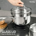 thumbnail image 2 of Cazo MICHELANGELO 1.5 QT con Tapa de Acero Inoxidable, 2 of 7