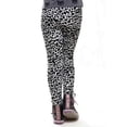 thumbnail image 3 of Kid's Velour Printed Leggings, Dalmation Print, S, 1 Piece, 3 of 3