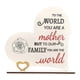 thumbnail image 1 of Placa de madera en forma de corazón, regalo del Día de la Madre, regalos de hijo e hija, letrero de madera para mamá, placa de madre para madre, 1 of 6