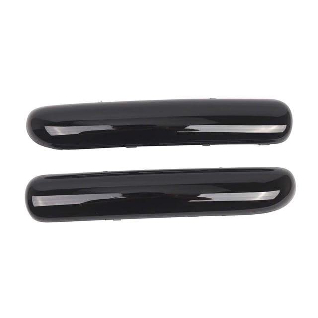 2x Embellecedores de parachoques delantero 51116800142, ambos lados, accesorios para modificación de coche, piezas de repuesto modernas para izquierda Negro