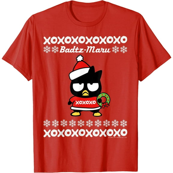 Bad Badtz Maru Ugly Christmas Holiday DTG Print Unisex T-Shirt