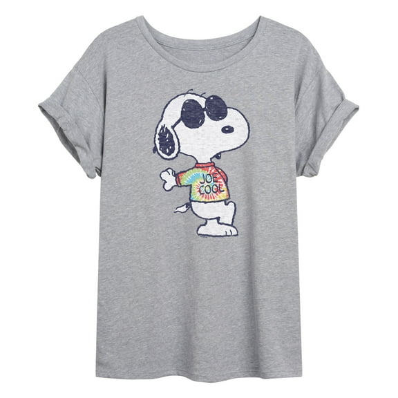 Peanuts - Joe Cool' Tie Dye - Women's Oversized T-Shirt