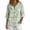 #113-Multicolor, variant on Warop Women's 3/4 Sleeve Tops Fashionable Printed V-Neck Blouse Loose Fit Pullover T Shirts with Decorative Buttons