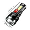 thumbnail image 3 of Mother's Day Sale- Strong Light USB Rechargeable Bright Flashlight LED Multi Function Long Range Outdoor Rechargeable Flashlight, 3 of 9