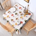 thumbnail image 2 of Ballet Princess Girls Pattern Square Tablecloth,Waterproof Square Table Cover,Wipeable Spillproof Washable Table Cover for Home Kitchen Party Decor 60"x60"(152x152cm), 2 of 6